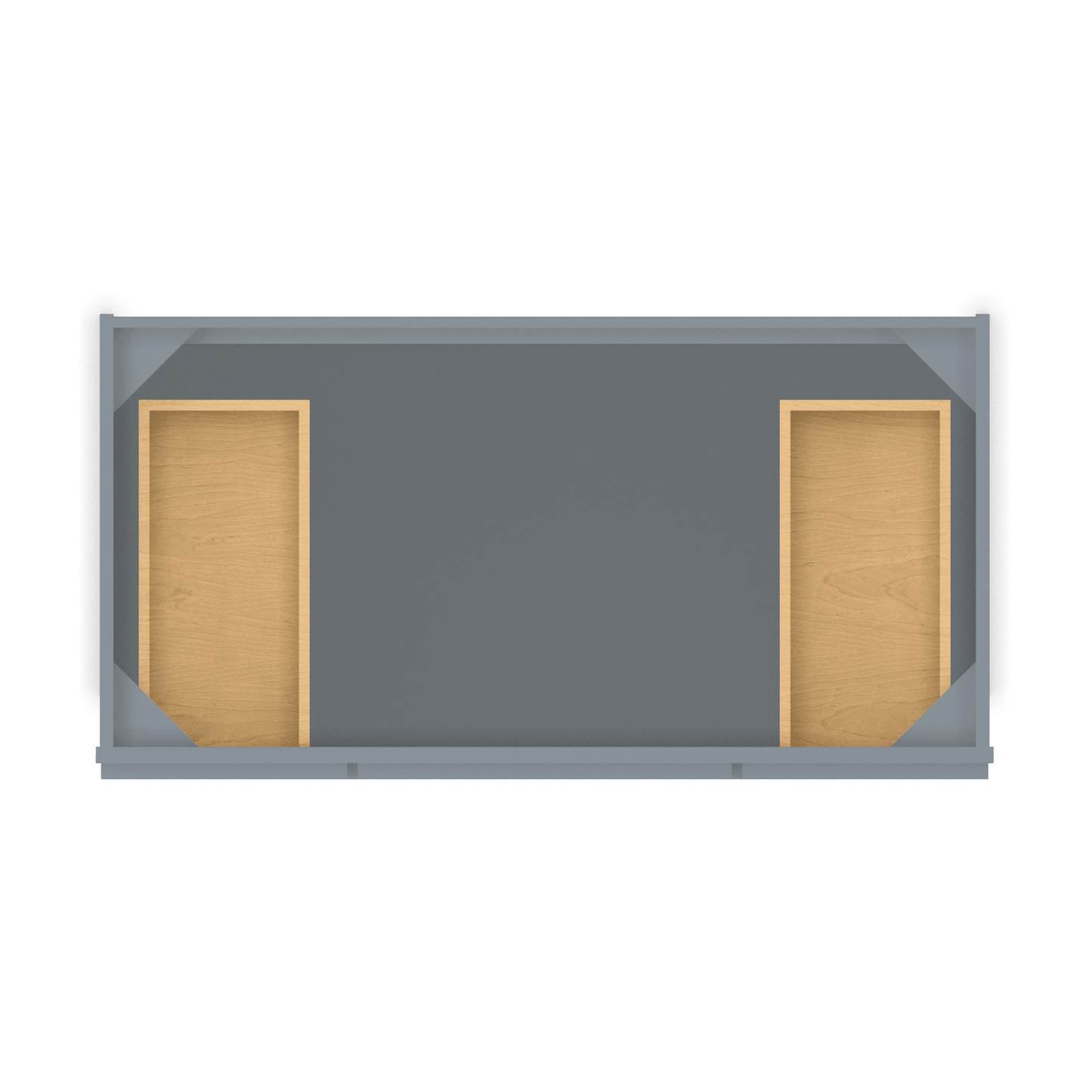 42 W x 21 D x 34.5 H Vanity Sink Base Cabinet - Colonial Gray - Bathroom Vanities
