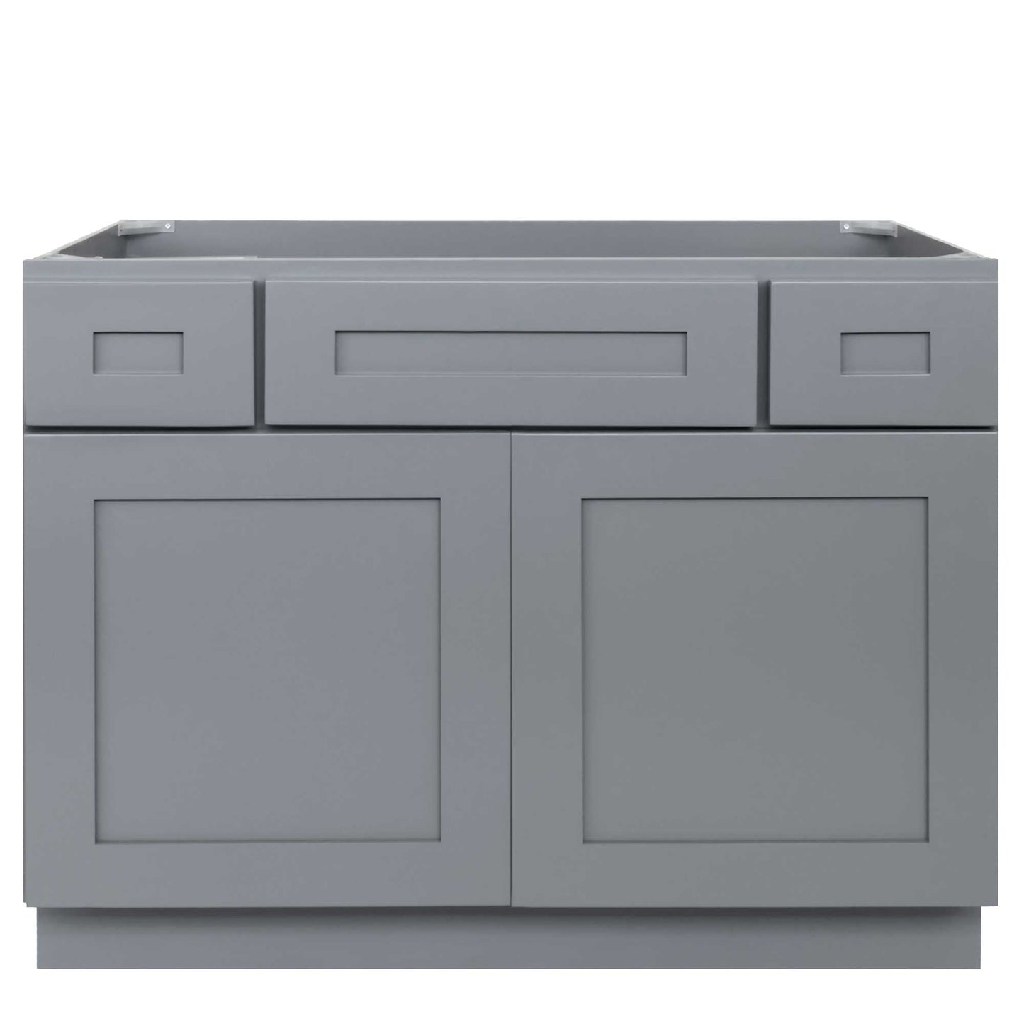 42 W x 21 D x 34.5 H Vanity Sink Base Cabinet - Colonial Gray - Bathroom Vanities