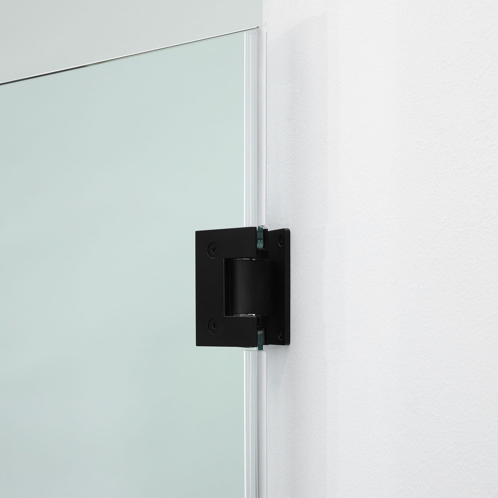 44-45 W x 72 H Swing-Out Shower Door ULTRA-E Matte Black - Shower Doors