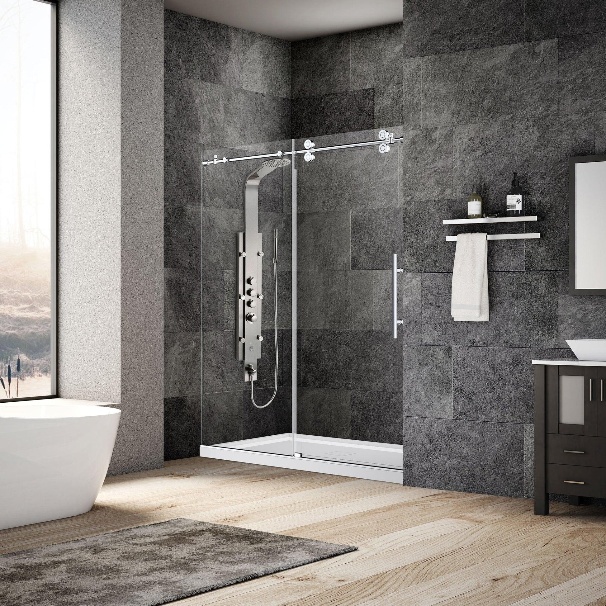 44-48 W x 79 H  Sliding Shower Door ULTRA-D