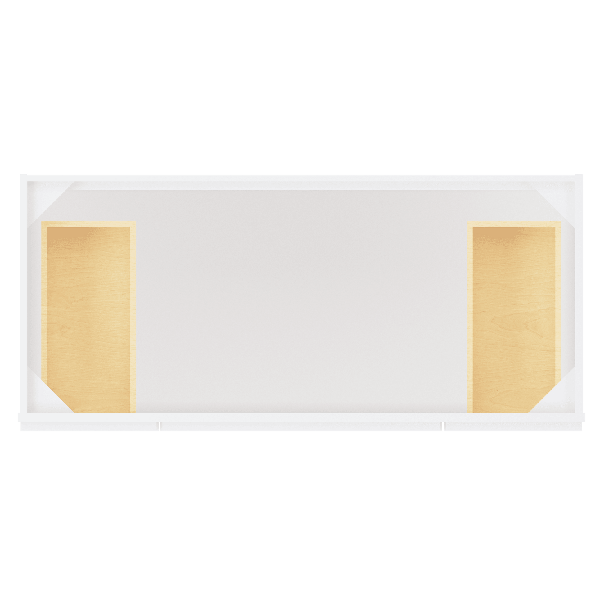 48 W x 21 D x 34.5 H Vanity Sink Base Cabinet - Alpina White - Bathroom Vanities