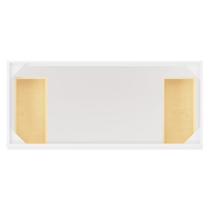 48 W x 21 D x 34.5 H Vanity Sink Base Cabinet - Alpina White - Bathroom Vanities