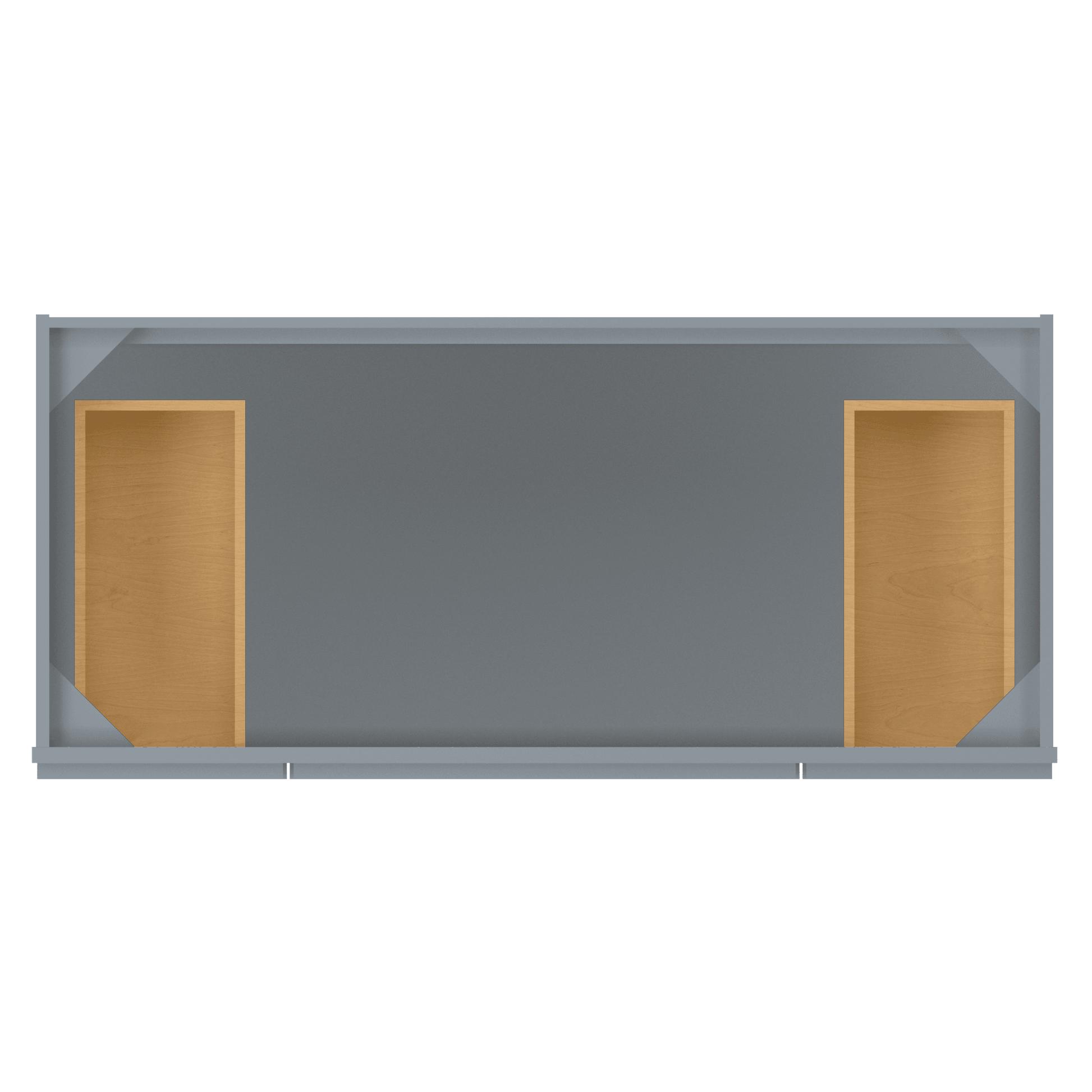 48 W x 21 D x 34.5 H Vanity Sink Base Cabinet - Colonial Gray - Bathroom Vanities