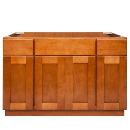 48 W x 21 D x 34.5 H Vanity Sink Base Cabinet - Newport - Bathroom Vanities