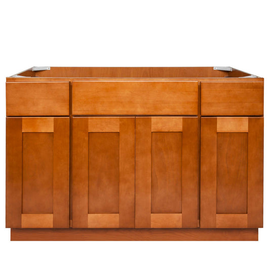 48 W x 21 D x 34.5 H Vanity Sink Base Cabinet - Newport - Bathroom Vanities