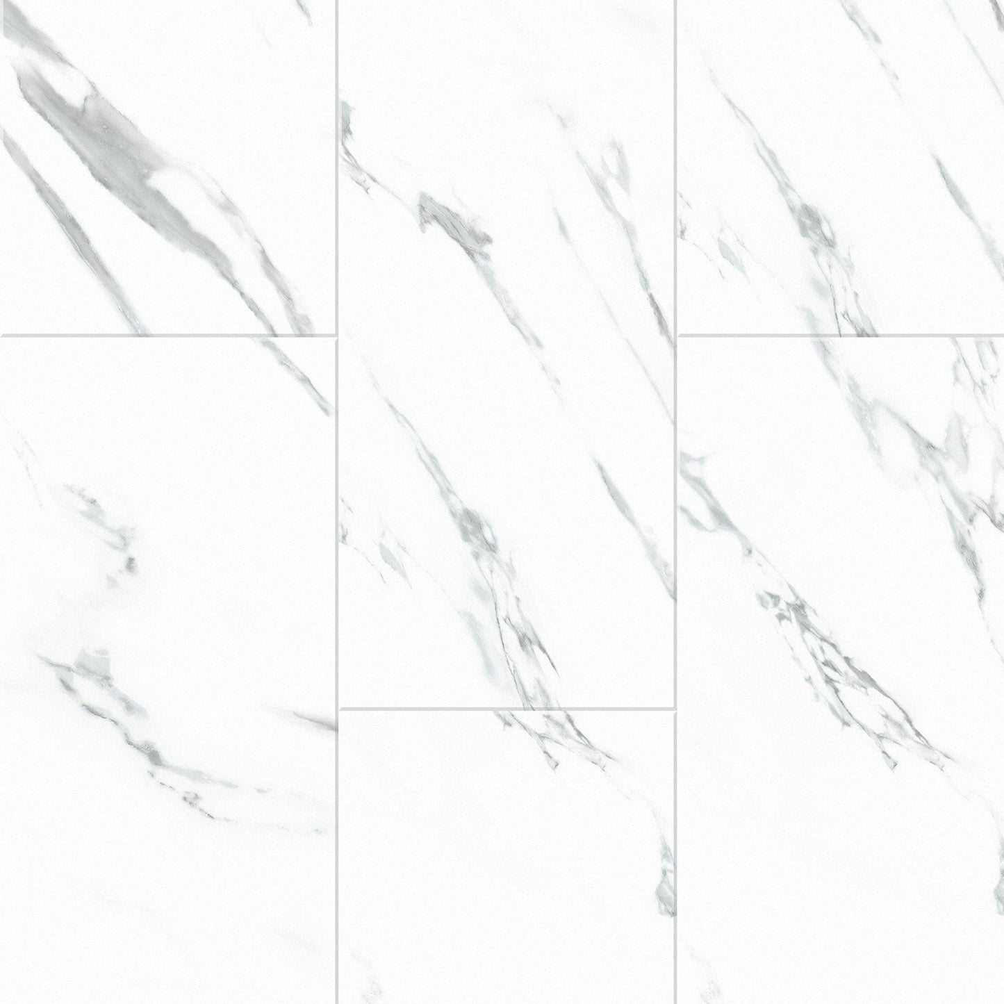 5.5 mm Calacatta Travertine SPC Rigid Luxury Vinyl Waterproof Flooring with Padding - Flooring