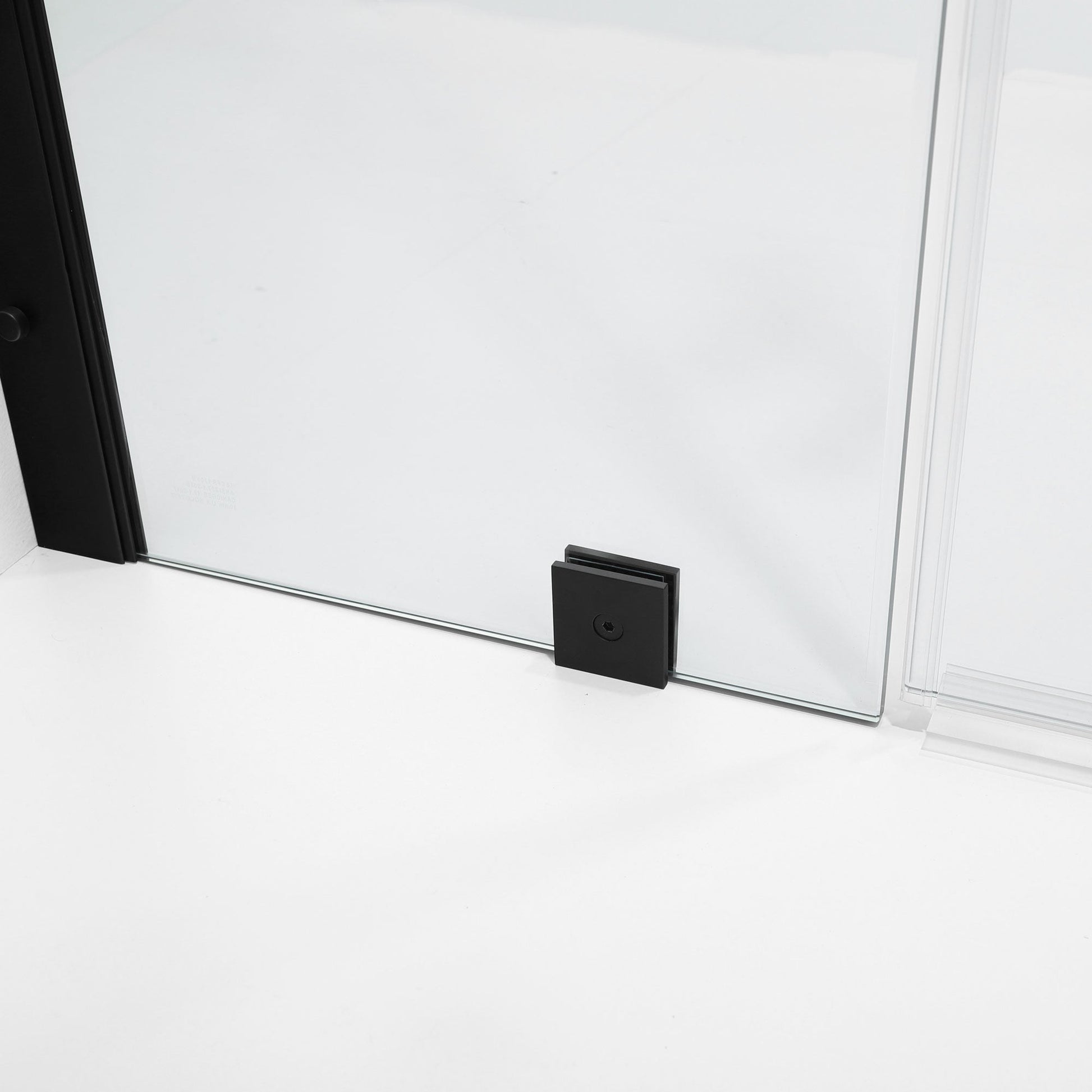 50-51 W x 72 H Swing-Out Shower Door ULTRA-E Matte Black - Shower Doors