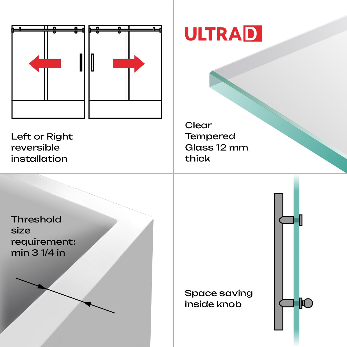56 60 W x 62 H Sliding Bathtub Door ULTRA D Brushed Nickel Shower Doors