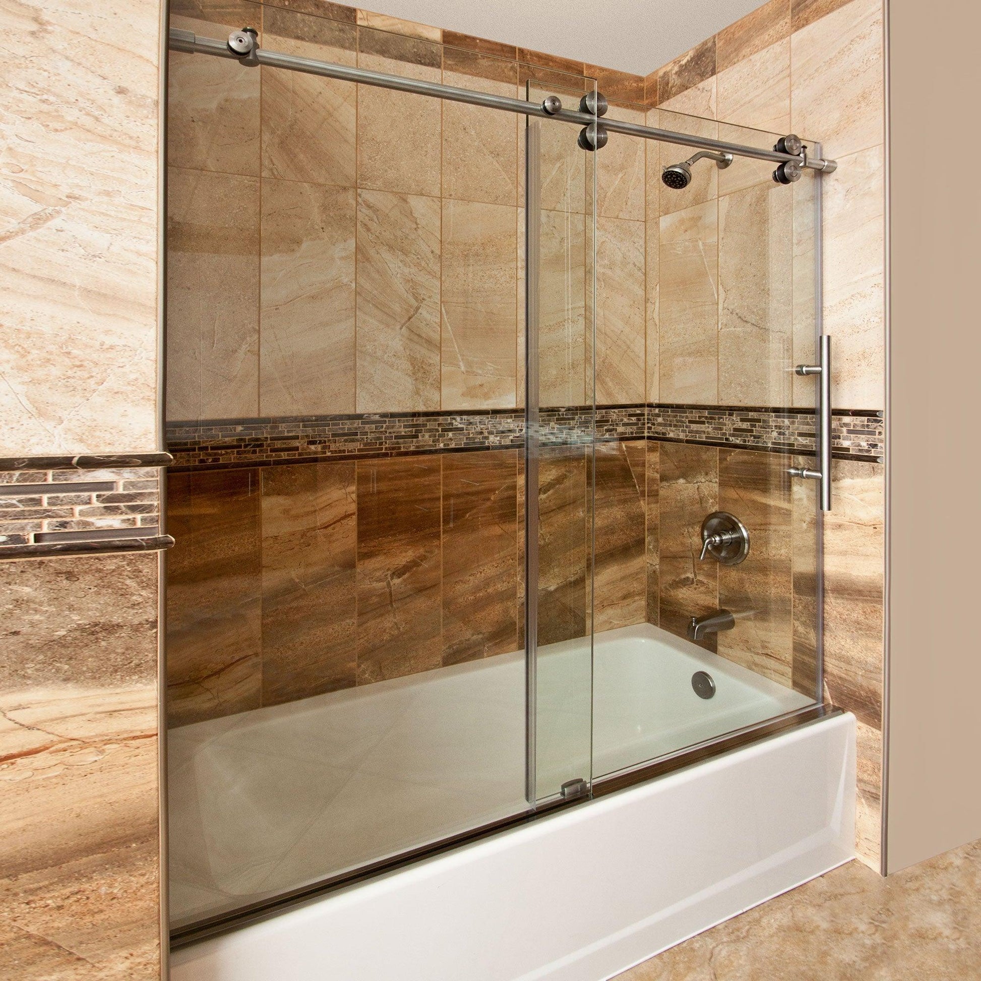 56-60 W x 62 H  Sliding Bathtub Door ULTRA-D