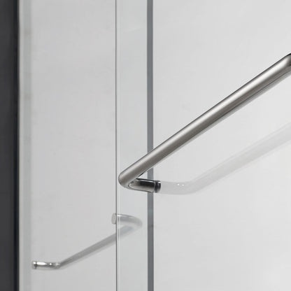 56-60 W x 62 H Sliding Bypass Framed Shower Door ULTRA-A with Glass in Chrome - Shower Doors