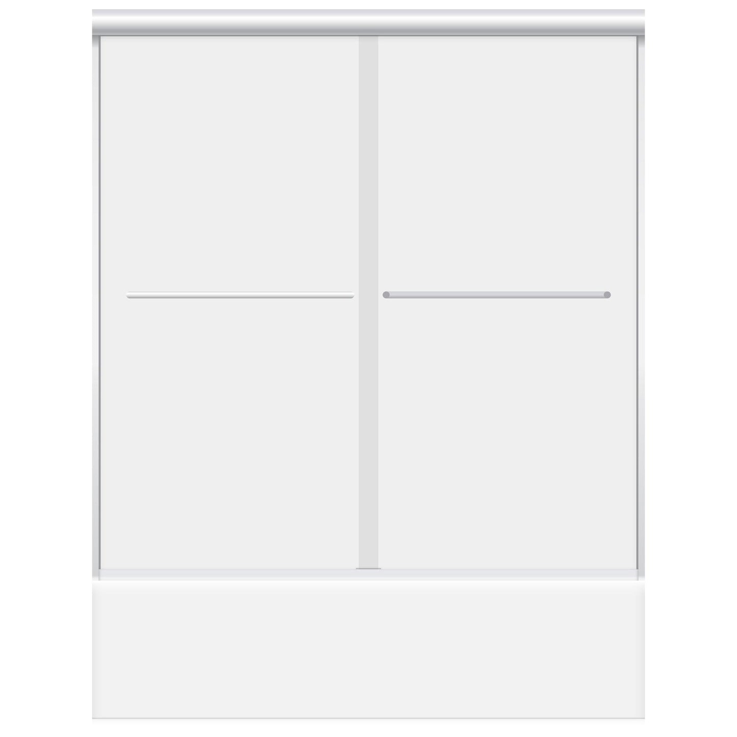 56-60 W x 62 H  Sliding Bypass Bathtub Door ULTRA-A