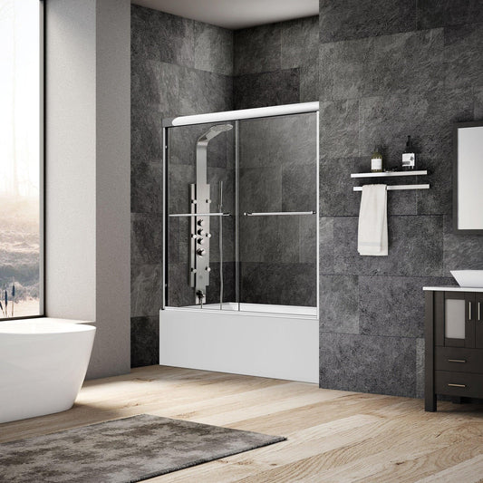 56-60 W x 62 H  Sliding Bypass Bathtub Door ULTRA-A