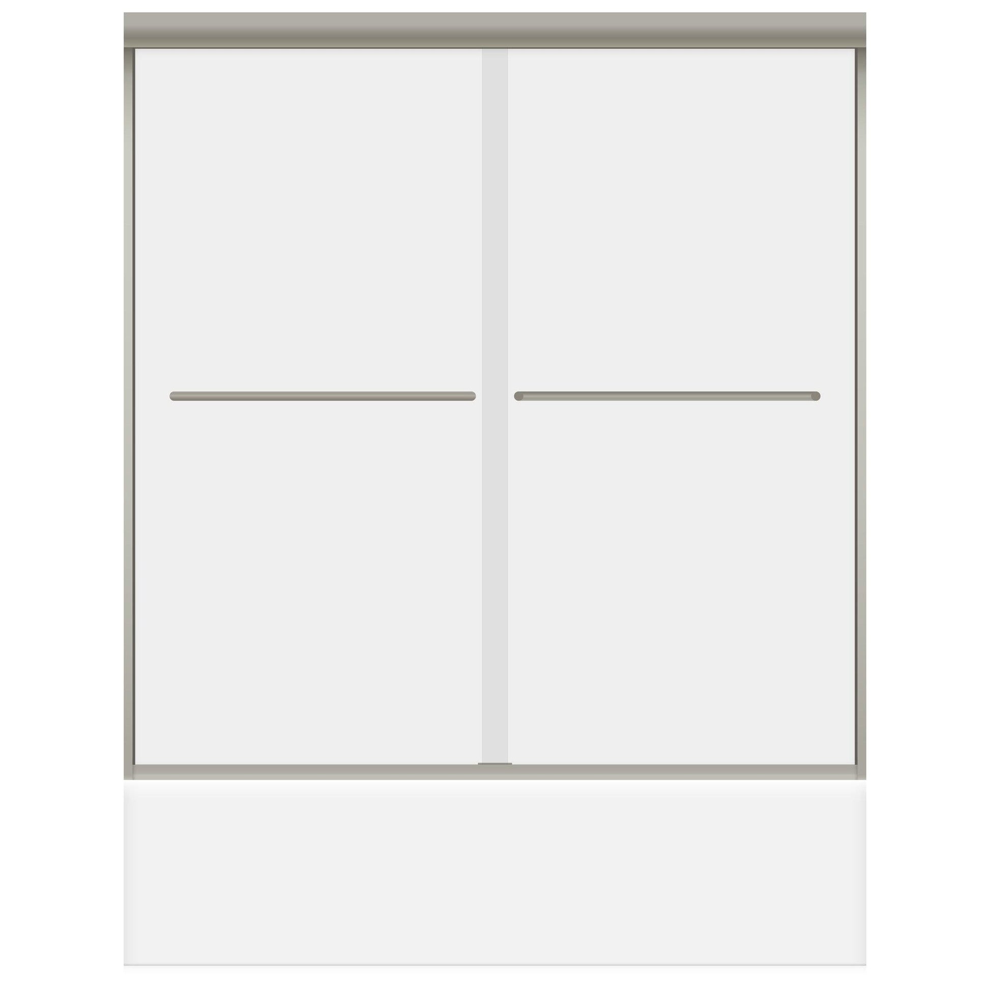 56-60 W x 62 H  Sliding Bypass Bathtub Door ULTRA-A