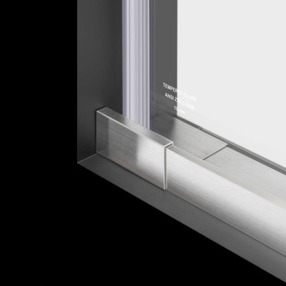 57 1/2-60 W x 76 H Bypass Sliding Shower Door ULTRA-H Brushed Nickel - Shower Doors