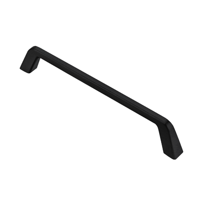 6 1/3 in Matte Black Pull Handle H1208-160MB - Hardware