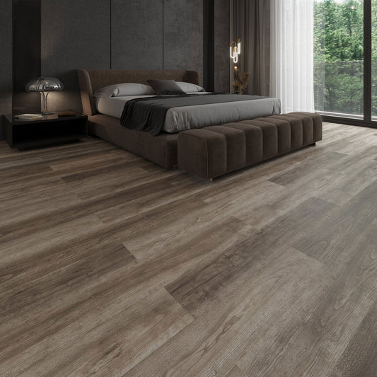 6.5 mm Earth SPC Vinyl Waterproof Flooring with Padding - Flooring