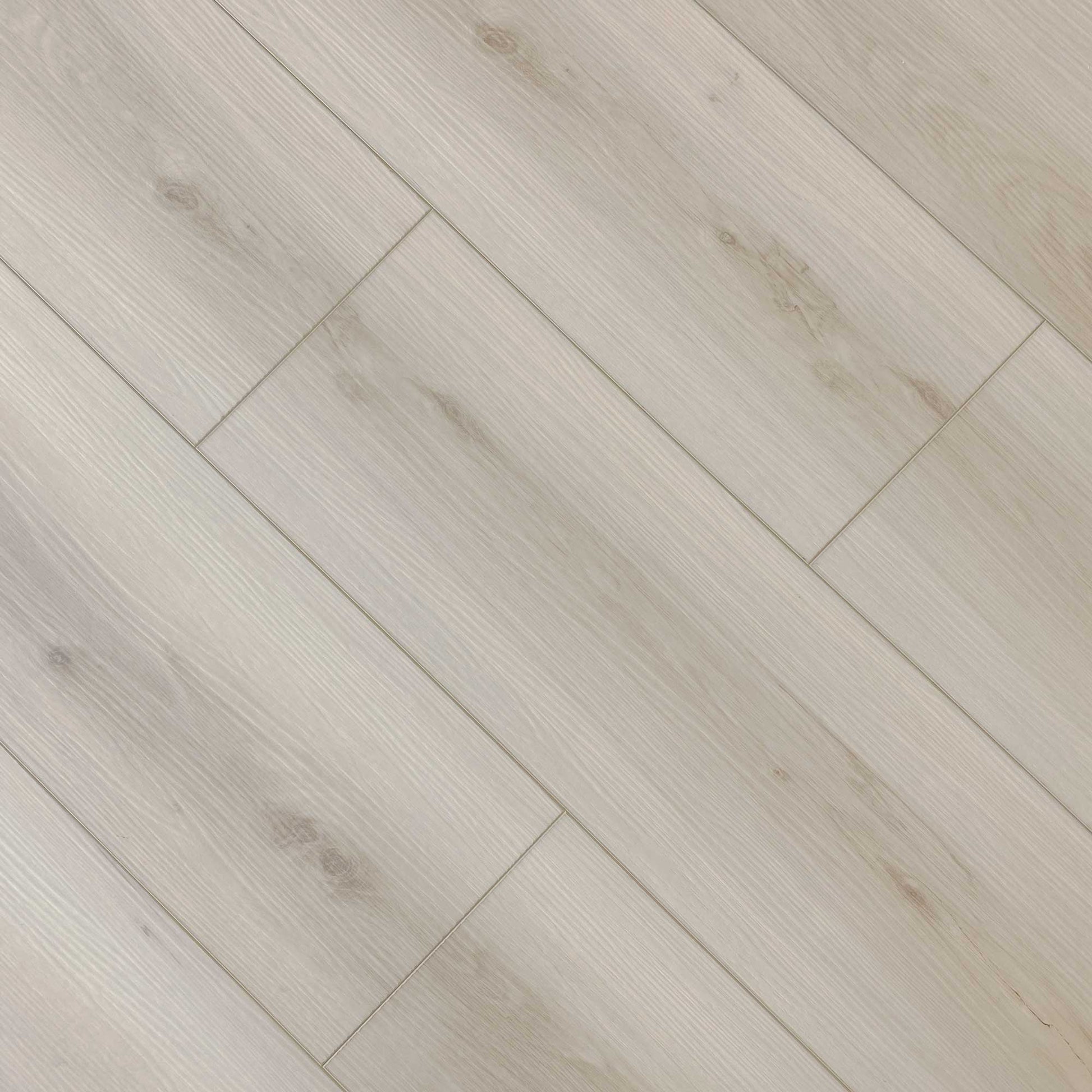 6.5 mm Ice Grey SPC Rigid Luxury Vinyl Waterproof Flooring with Padding - Flooring