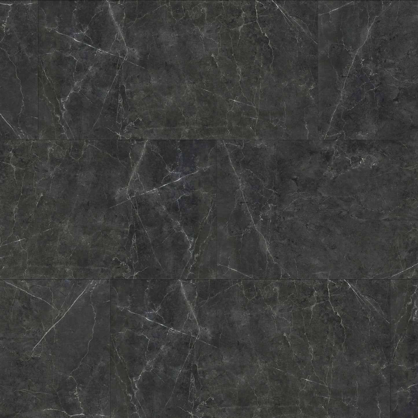 6.5mm MSPC Vinyl Flooring LessCare Black Marble - Flooring