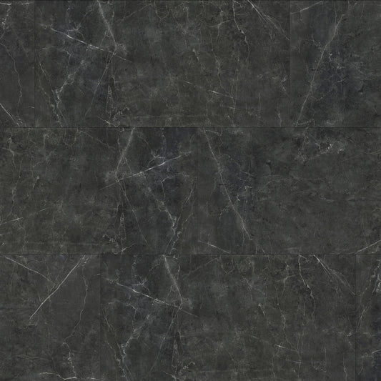 6.5mm MSPC Vinyl Flooring LessCare Black Marble - Flooring