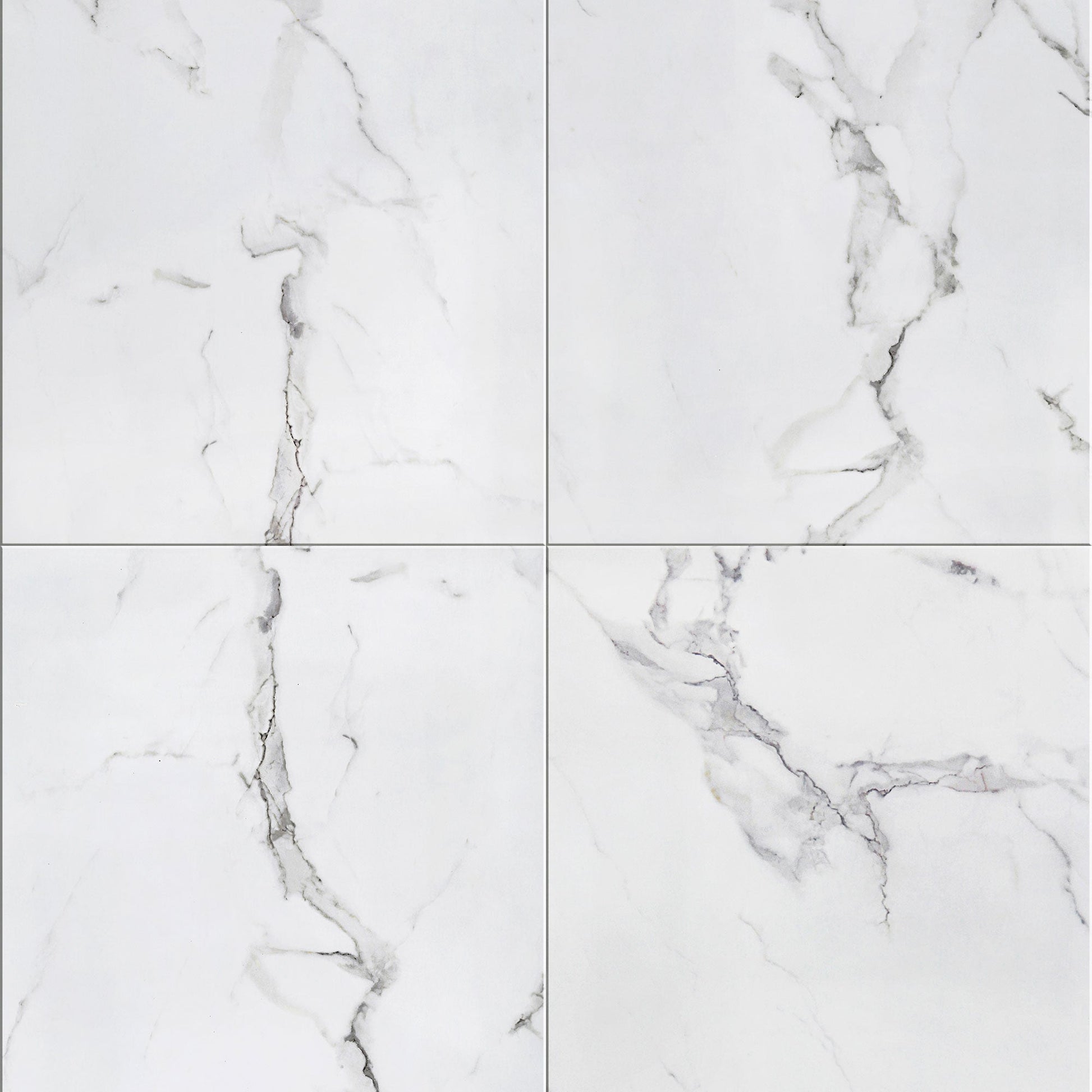 6.5mm MSPC Vinyl Flooring LessCare Calacatta Gloss - Flooring