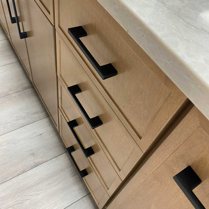 6’’ Matte Black Cabinet Pull H8372 128MB Hardware