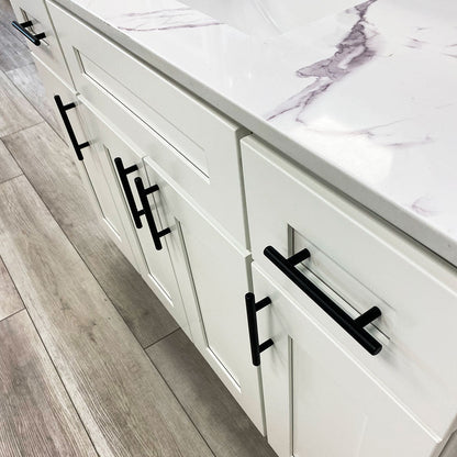 6’’ Matte Black Cabinet Pull P-8B - Hardware