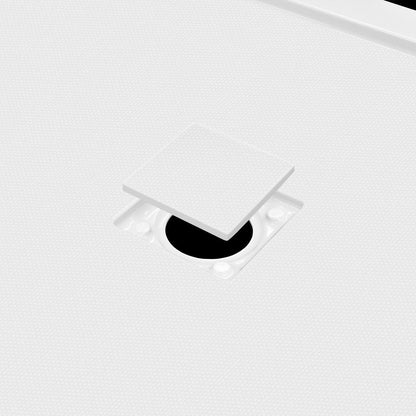 LessCare 60 x 32 Single Threshold Shower Pan Base Alcove Center Drain