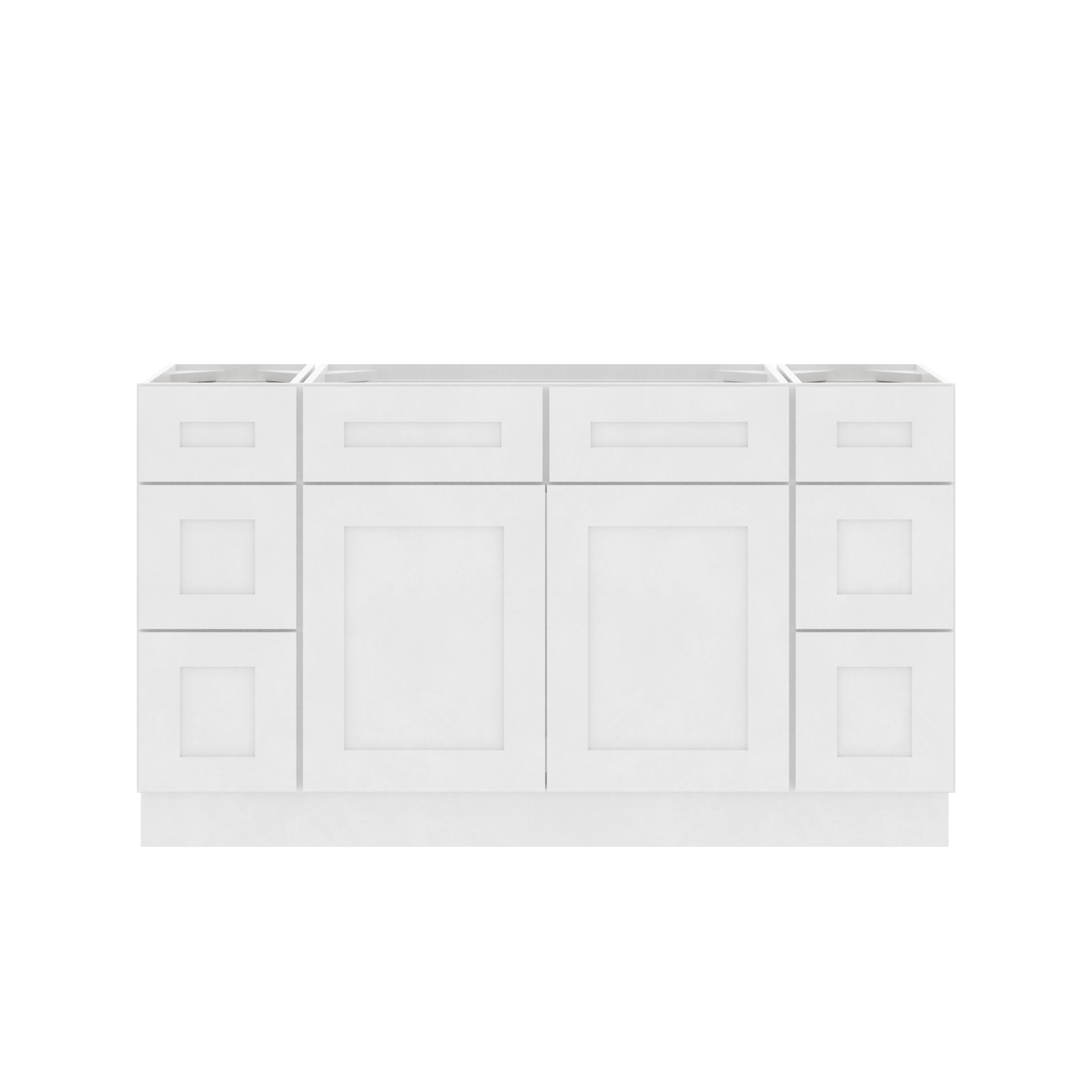 60’’W x 21’’D x 34.5’’H Single Vanity Alpina White Bathroom Vanities