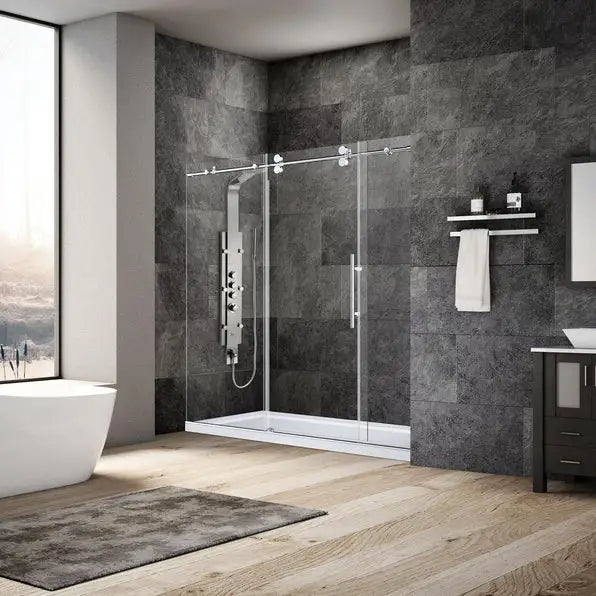 68-72 W x 79 H Sliding Shower Door ULTRA-D Chrome - Shower Doors