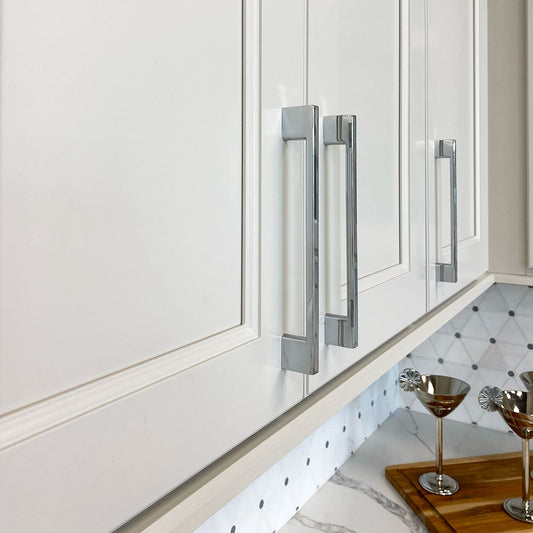 7 1/2’’ Chrome Cabinet Pull H8372-160C - Hardware