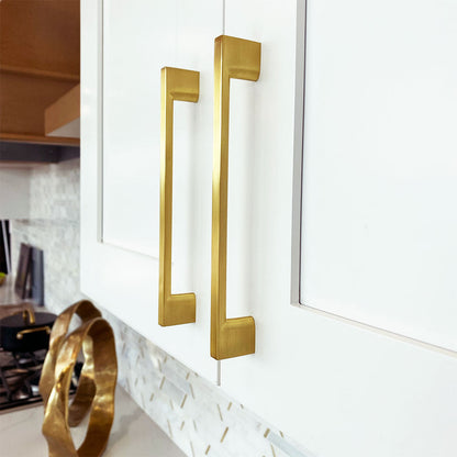 7 1/2’’ Gold Brushed Cabinet Pull H8372-160GB - Hardware