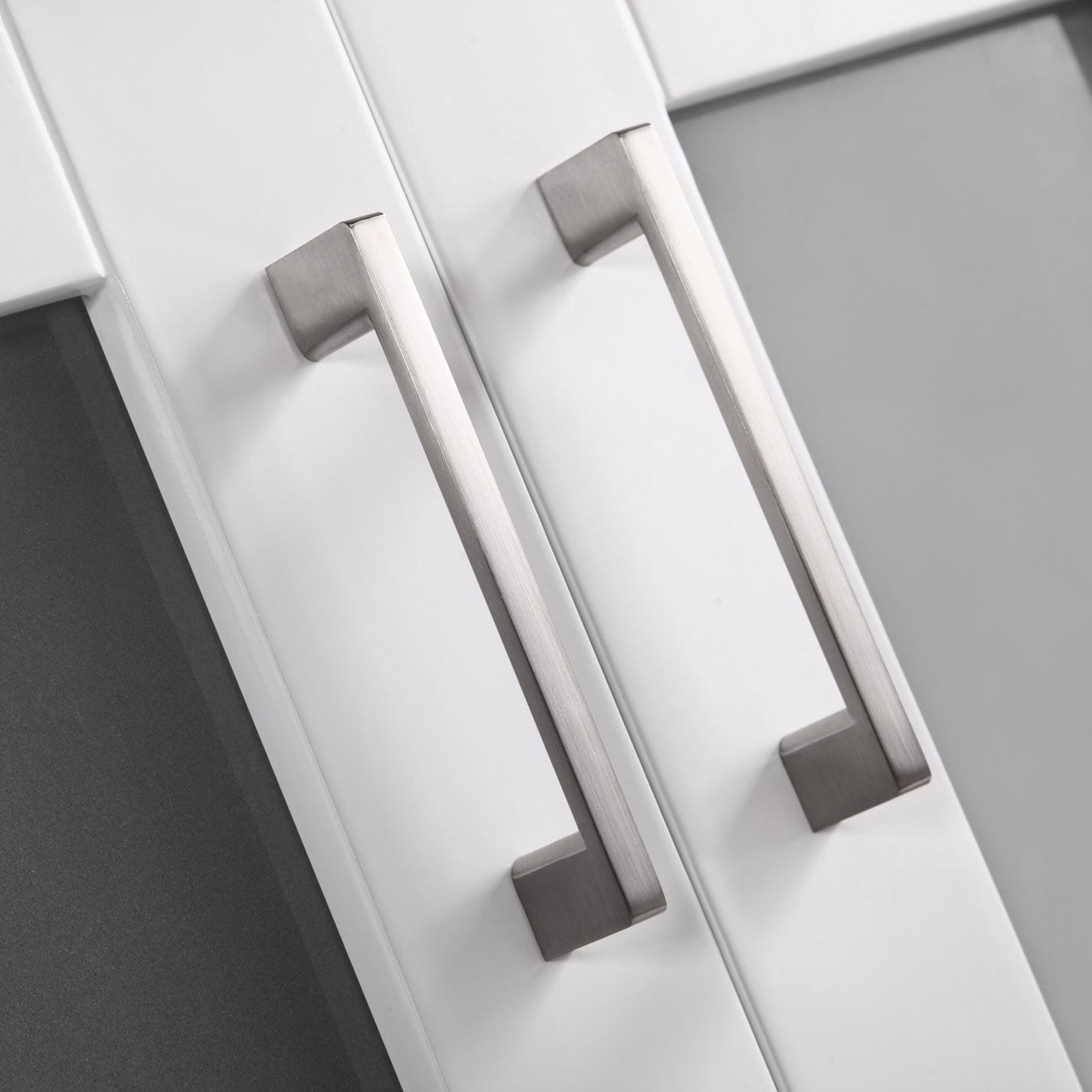 72" Modern Bathroom Vanity Set with Mirror and Sink LV2-C16-72-W (White)