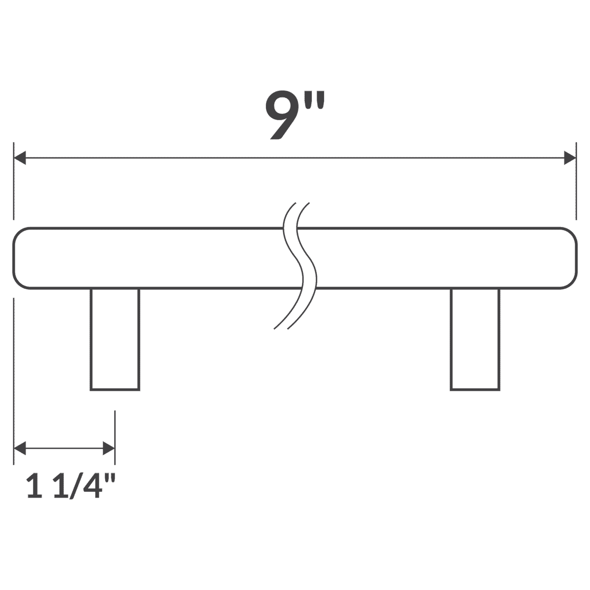 9’’ Door Pull LDH-9G Gold - Hardware