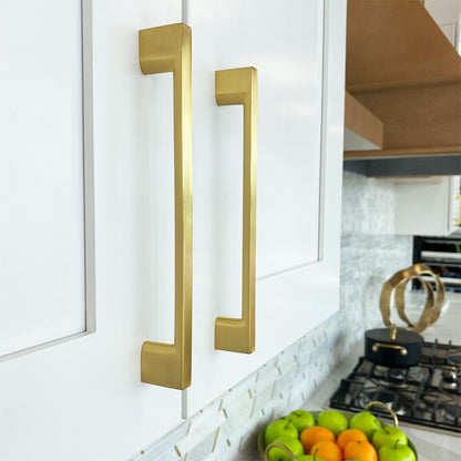 9’’ Gold Brushed Cabinet Pull H8372-192GB - Hardware