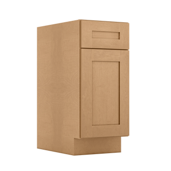 Base Kitchen Cabinet B15 Shaker Toffee 15 in. width 34.5 in. height 24 in. depth