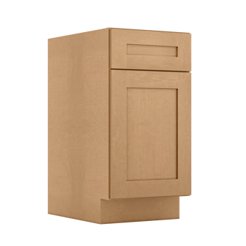 Base Kitchen Cabinet B18 Shaker Toffee 18 in. width 34.5 in. height 24 in. depth