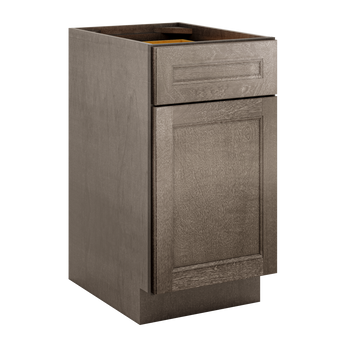 Base Single Door One Drawer 18" Wide Milan Slate Cabinet