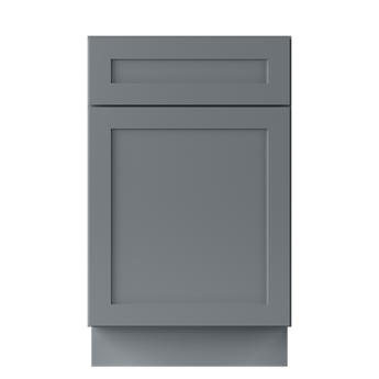 Base Kitchen Cabinet B21 Colonial Gray LessCare 21 in. width 34.5 in. height 24 in. depth