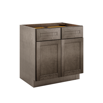 Base Kitchen Cabinet B33 Milan Slate 33 in. width 34.5 in. height 24 in. depth