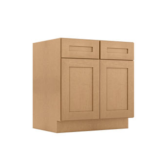 Base Kitchen Cabinet B33 Shaker Toffee 33 in. width 34.5 in. height 24 in. depth