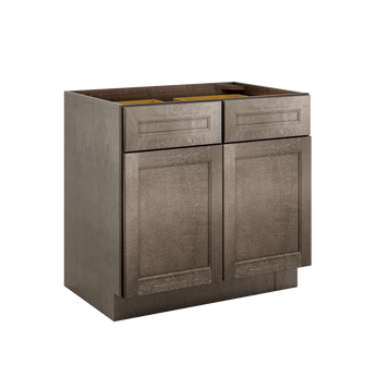 Base Kitchen Cabinet B36 Milan Slate 36 in. width 34.5 in. height 24 in. depth