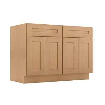 Base Kitchen Cabinet B48 Shaker Toffee 48 in. width 34.5 in. height 24 in. depth