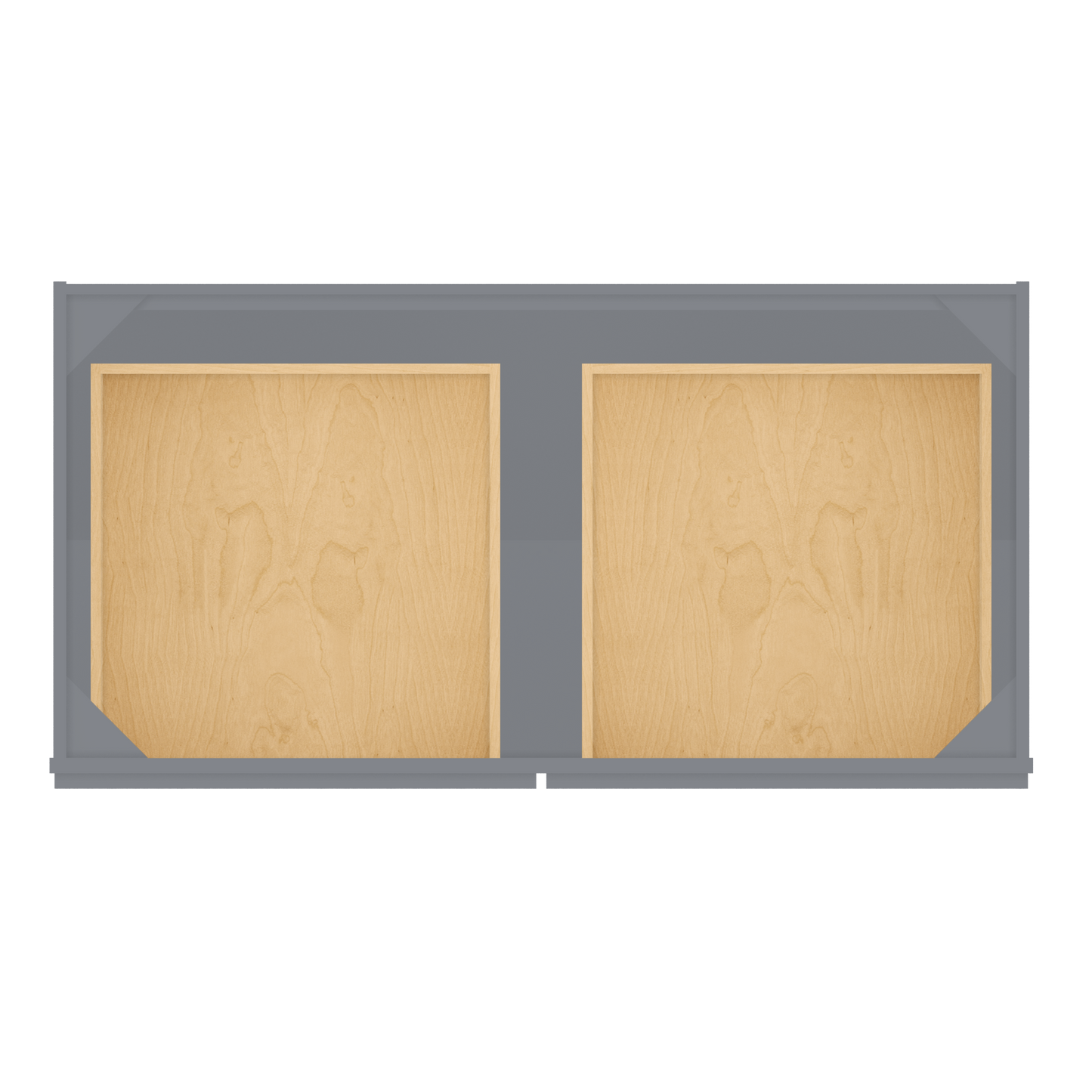 Base Kitchen Cabinet B48 Colonial Gray LessCare 48 in. width 34.5 in. height 24 in. depth