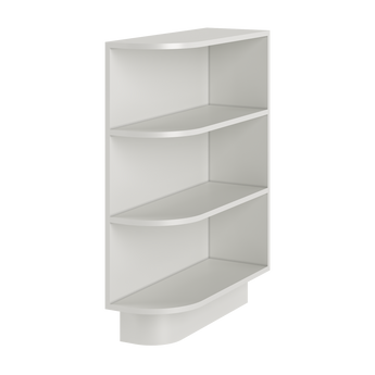 What-Not Shelf Base Kitchen Cabinet BWNT9 Milan Pearl 9 in. width 34.5 in. height 24 in. depth