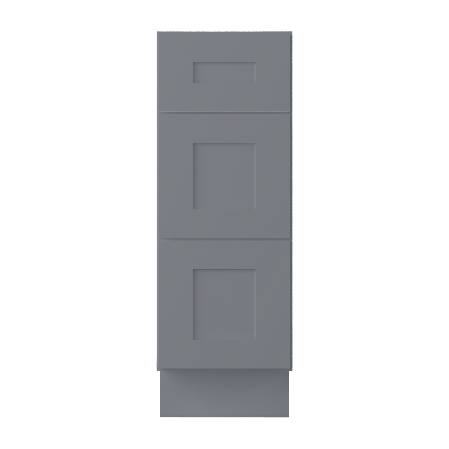 Drawer Base Kitchen Cabinet DB12 Colonial Gray LessCare 12 in. width 34.5 in. height 24 in. depth