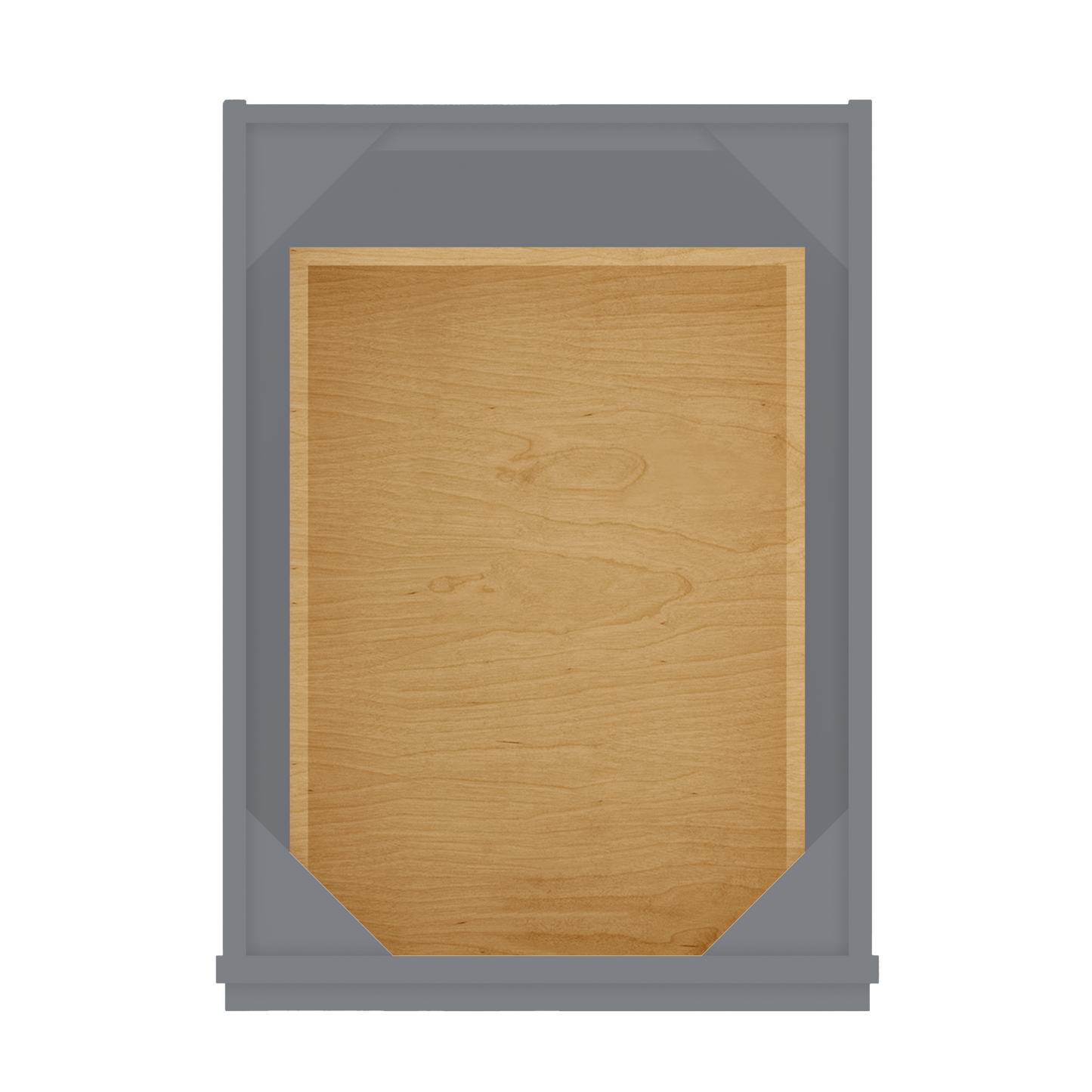 Drawer Base Kitchen Cabinet DB18 Colonial Gray LessCare 18 in. width 34.5 in. height 24 in. depth