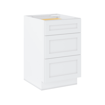 Drawer Base Kitchen Cabinet DB21 Alpina White LessCare 21 in. width 34.5 in. height 24 in. depth