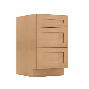 Drawer Base Kitchen Cabinet DB21 Shaker Toffee 21 in. width 34.5 in. height 24 in. depth