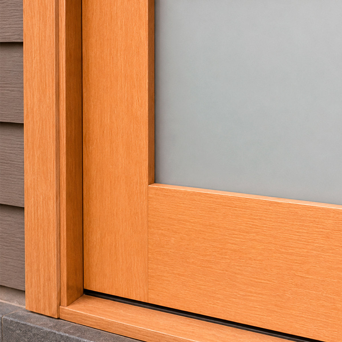 36 x 80 in. 4-Lite Satin Glass Fir Prehung Exterior Door