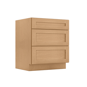 Linen Range Base Kitchen Cabinet LRB30 Shaker Toffee 30 in. width 34.5 in. height 24 in. depth